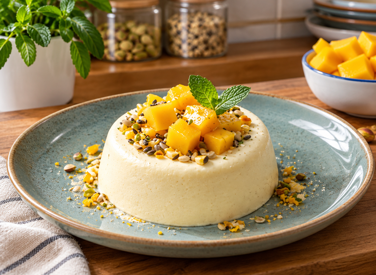 High Protein Mango Mousse