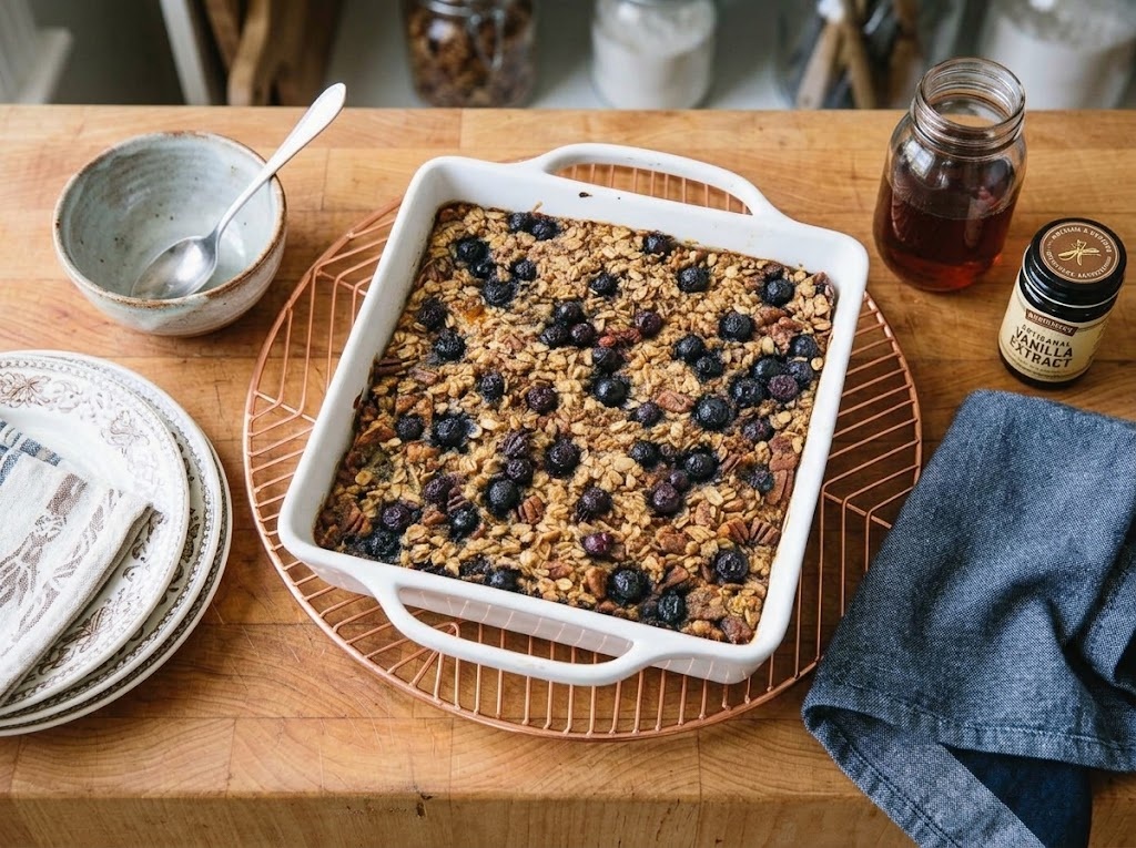 Blueberry Baked Oatmeal