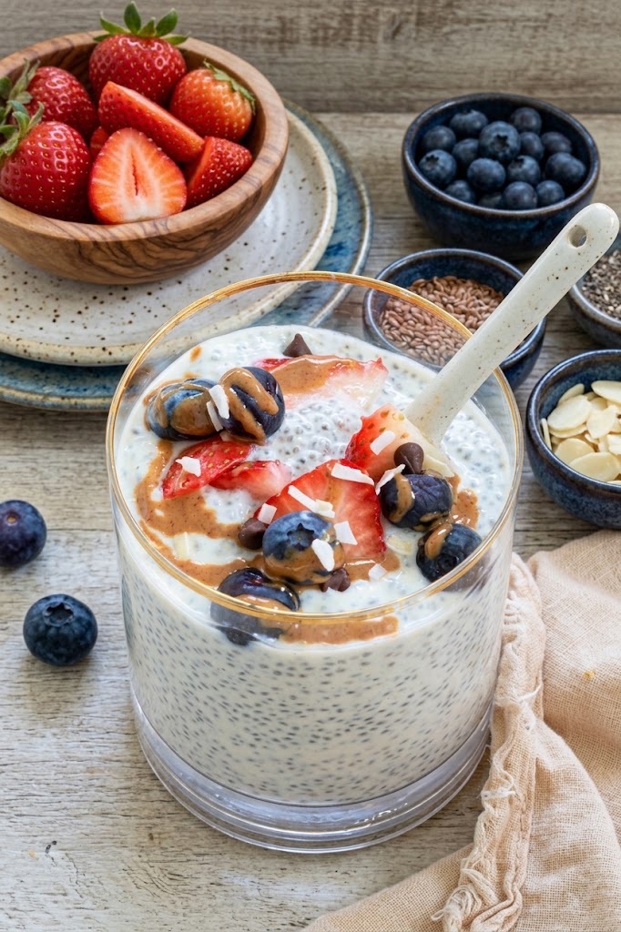 Creamy Chia Pudding with Greek Yogurt