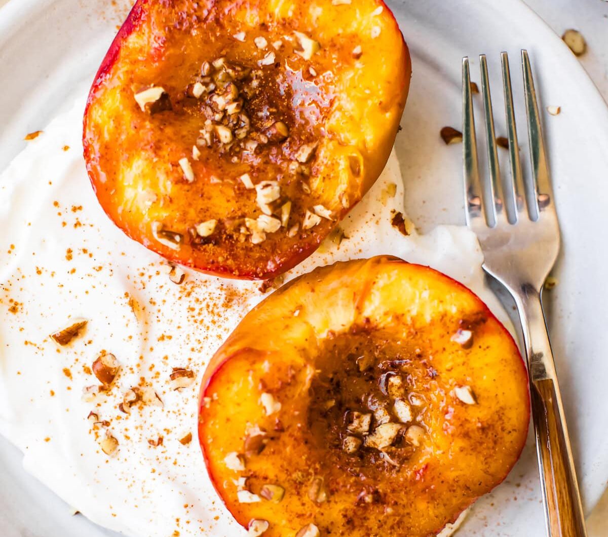 Air Fryer Peaches