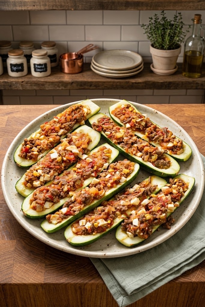 Colombian-Style Zucchini Rellenos